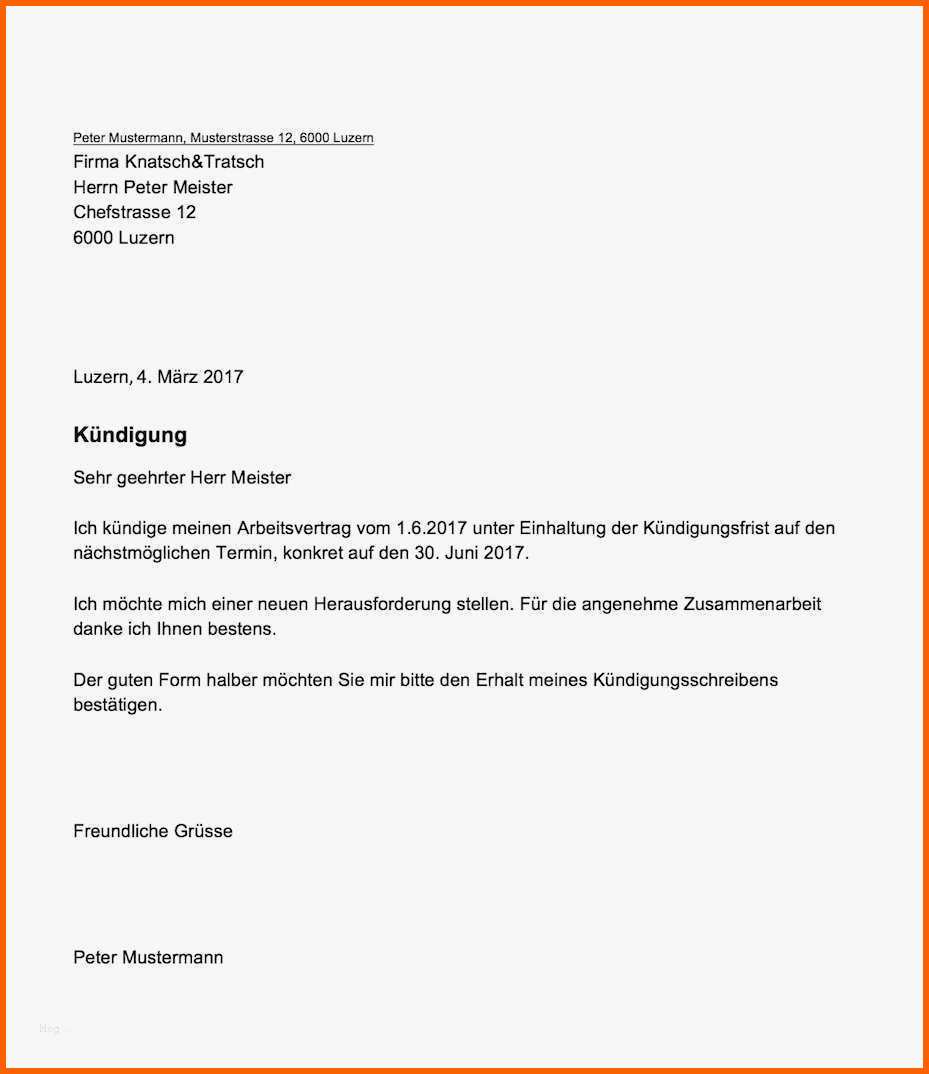 Beeindruckend Kundigung Mietvertrag Vorlage Zum Ausdrucken Kündigung