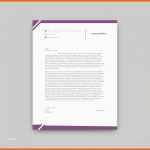 Beeindruckend Lila Details Briefkopf Vorlage