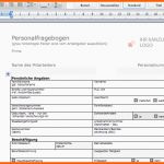 Beeindruckend Muster Personalfragebogen Datev