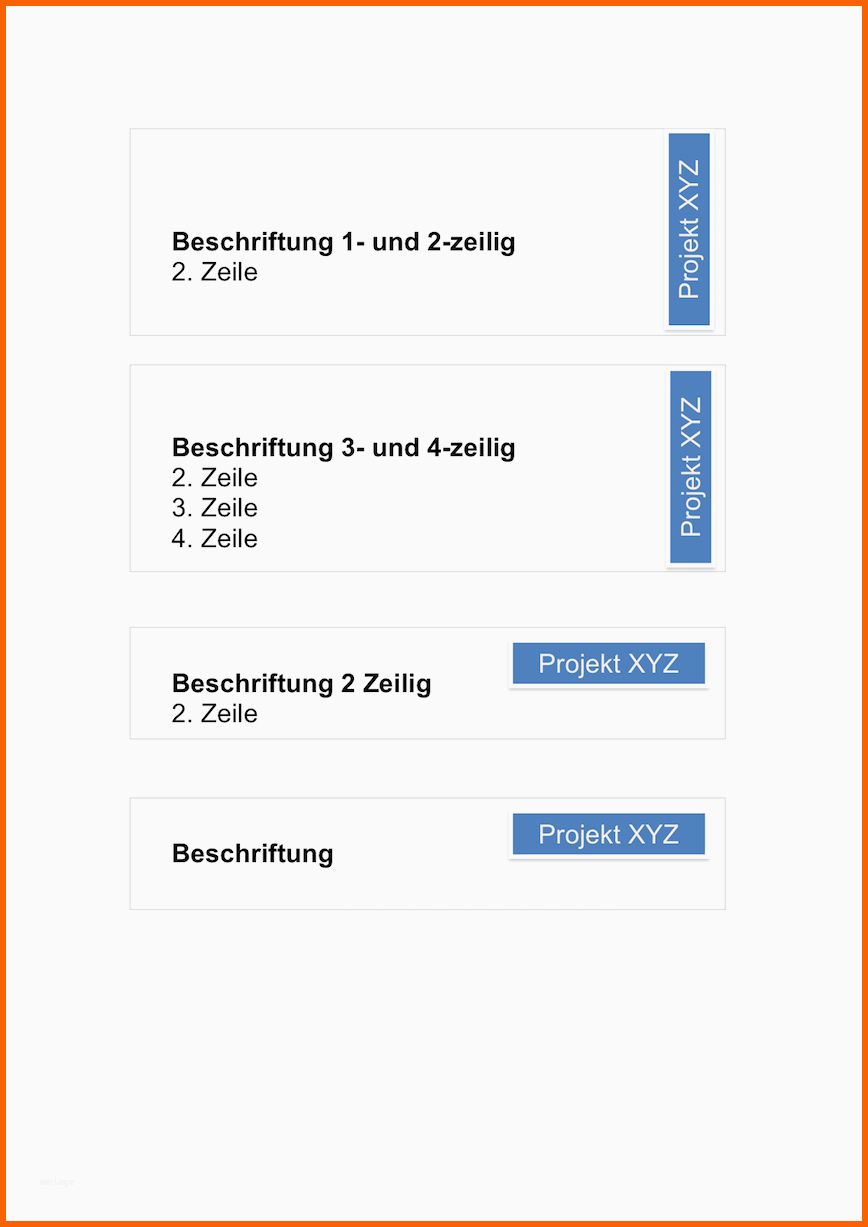 Beeindruckend ordnerrücken Vorlage Excel &amp; Word