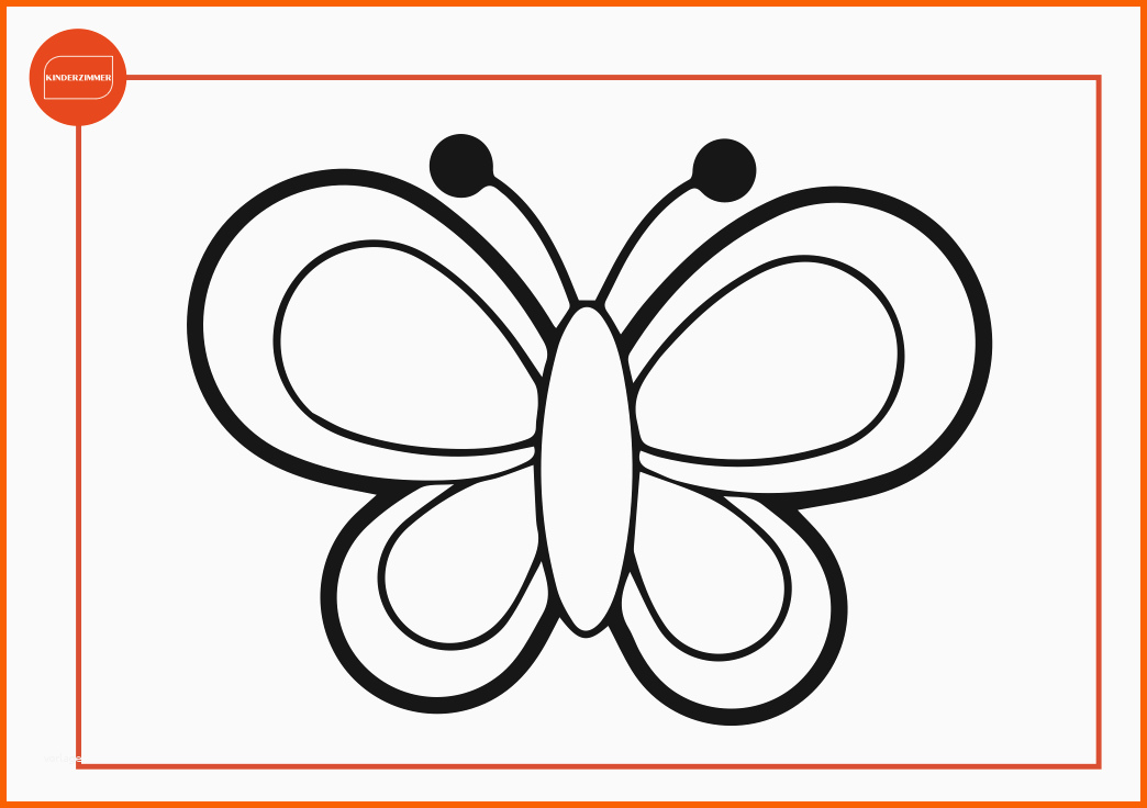 perfekt fuer kinder ab 3 jahren ausmalbilder schmetterling