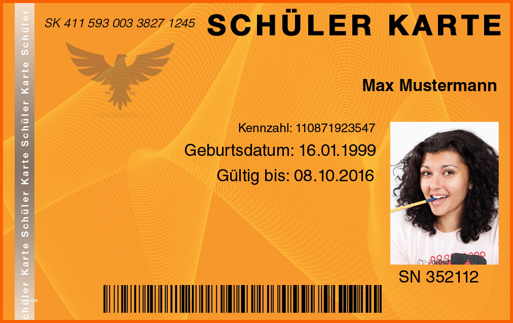 Beeindruckend Schülerkarte