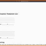 Beeindruckend Testament Vorlage Kostenlos Pdf – Karimdarwish