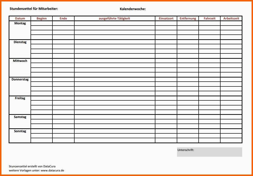 Beeindruckend Vordruck Arbeitszeitnachweis – Kundenbefragung Fragebogen