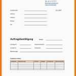 Bemerkenswert 19 Vorlage Auftragserteilung
