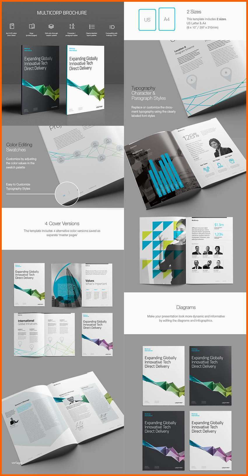 Bemerkenswert 20 Best Indesign Brochure Templates for Creative