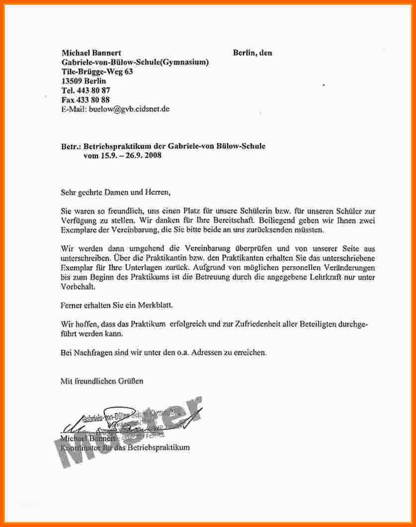 Bemerkenswert 8 Bewerbung Praktikum Grundschule