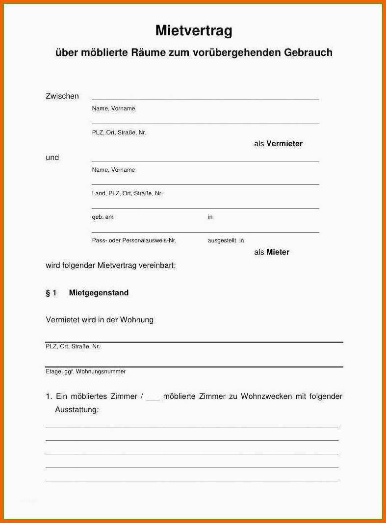 Bemerkenswert 8 Kündigung Mietvertrag Vorlage Kostenlos