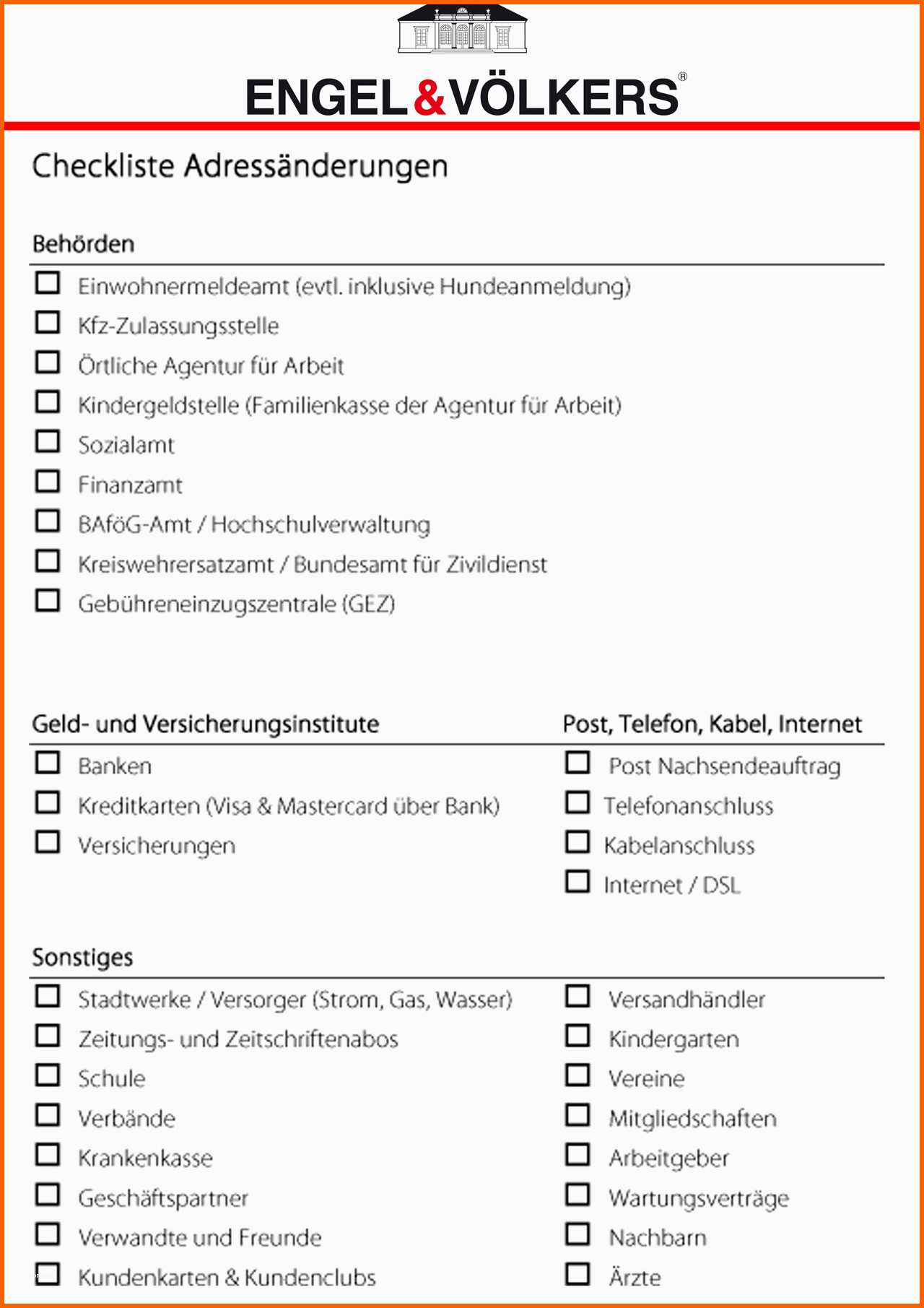 Bemerkenswert Adressänderung Umzug Vorlage – Vorlagen Kostenlos