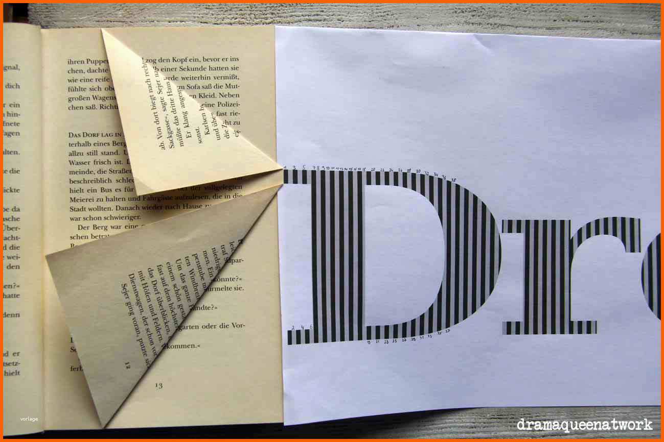 Bemerkenswert Buchfalten Dramaqueenatwork
