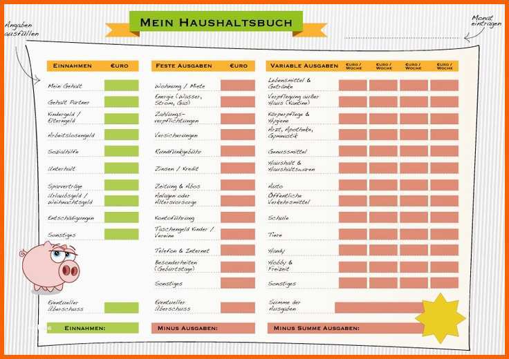 Bemerkenswert Die Besten 25 Haushaltsbuch Vorlage Ideen Auf Pinterest
