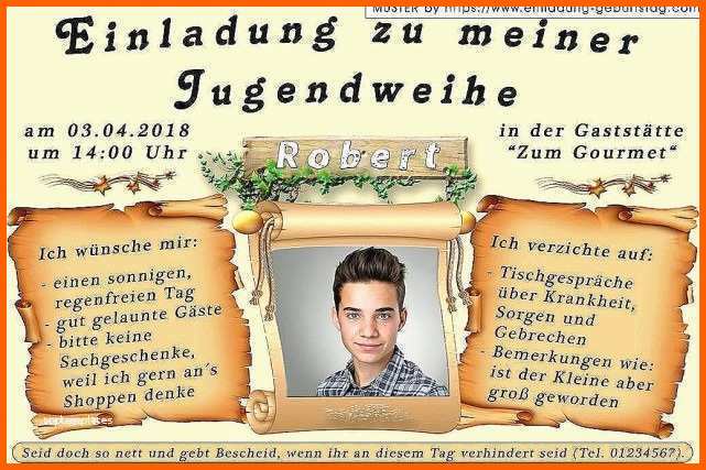 Bemerkenswert Einladung Jugendweihe Vorlage Awesome Einladung