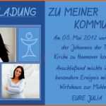Bemerkenswert Einladung Zur Kommunion Texte Text Kostenlos 45 Foto