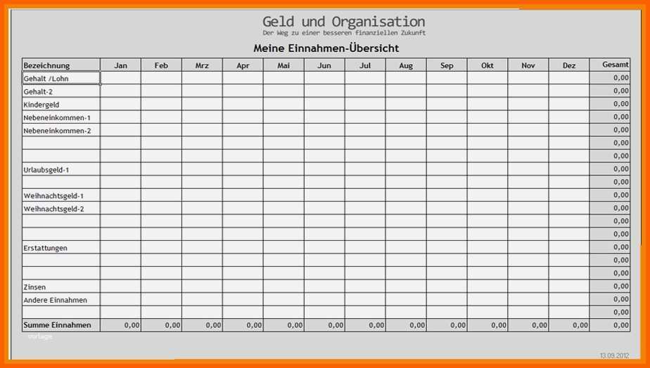 Bemerkenswert Einnahmen Ausgaben Excel Vorlage Erstaunlich 6 Einnahmen