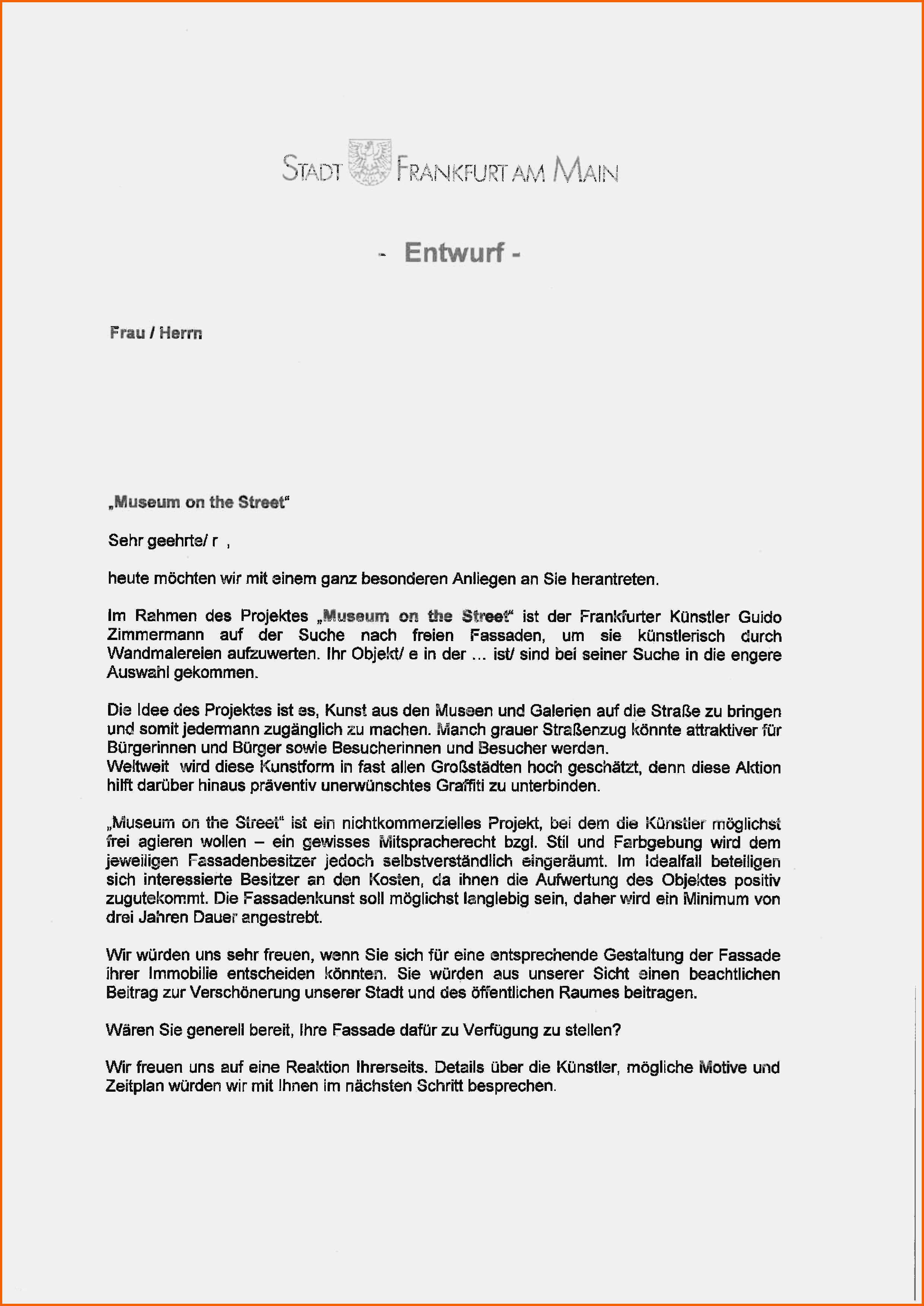 Bemerkenswert Fizieller Brief Vorlage Bewundernswert Ziemlich