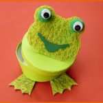 Bemerkenswert Frosch Basteln Aus Papier