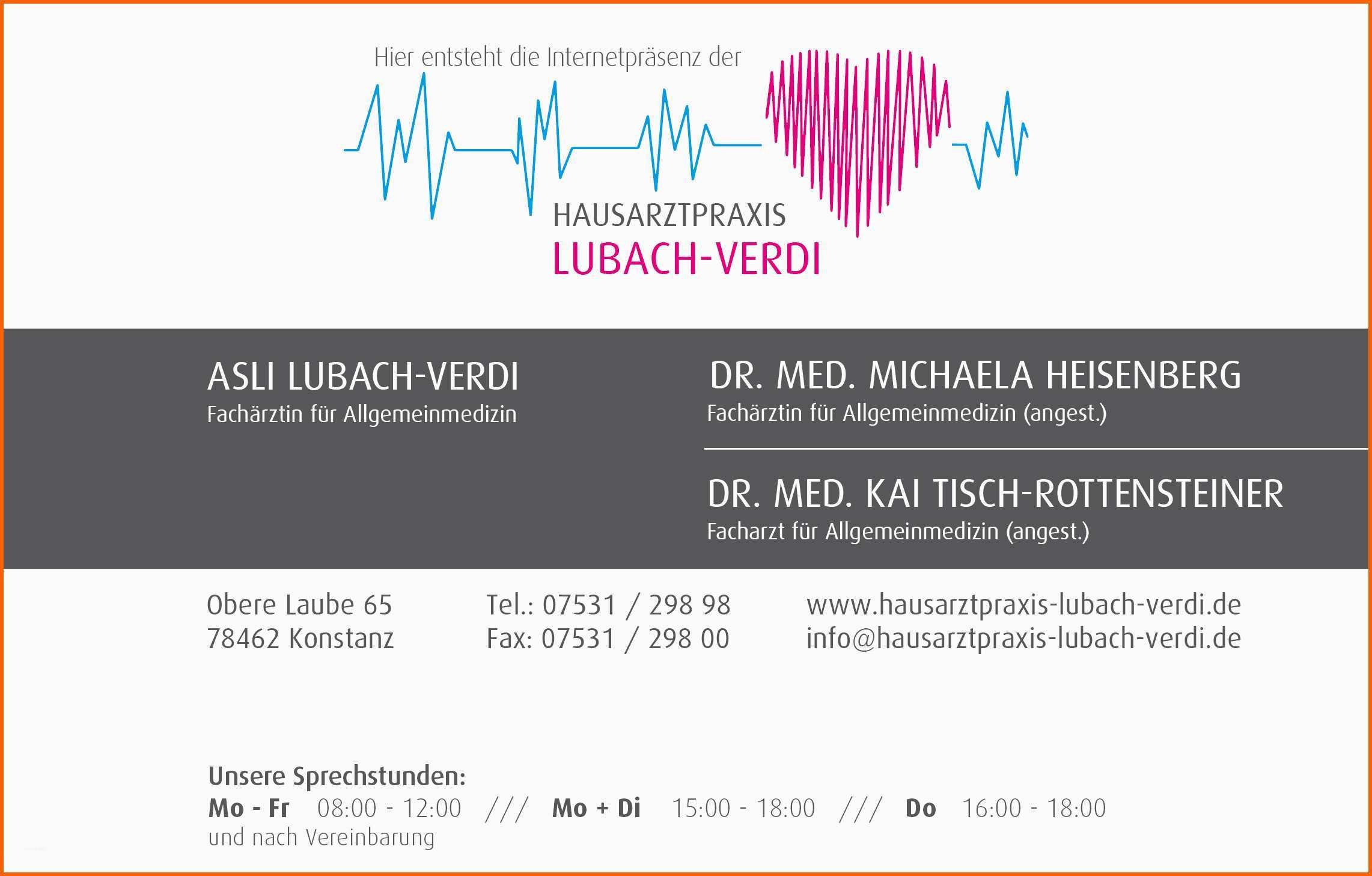 Bemerkenswert Hausarztpraxis Lubach Verdi In Konstanz