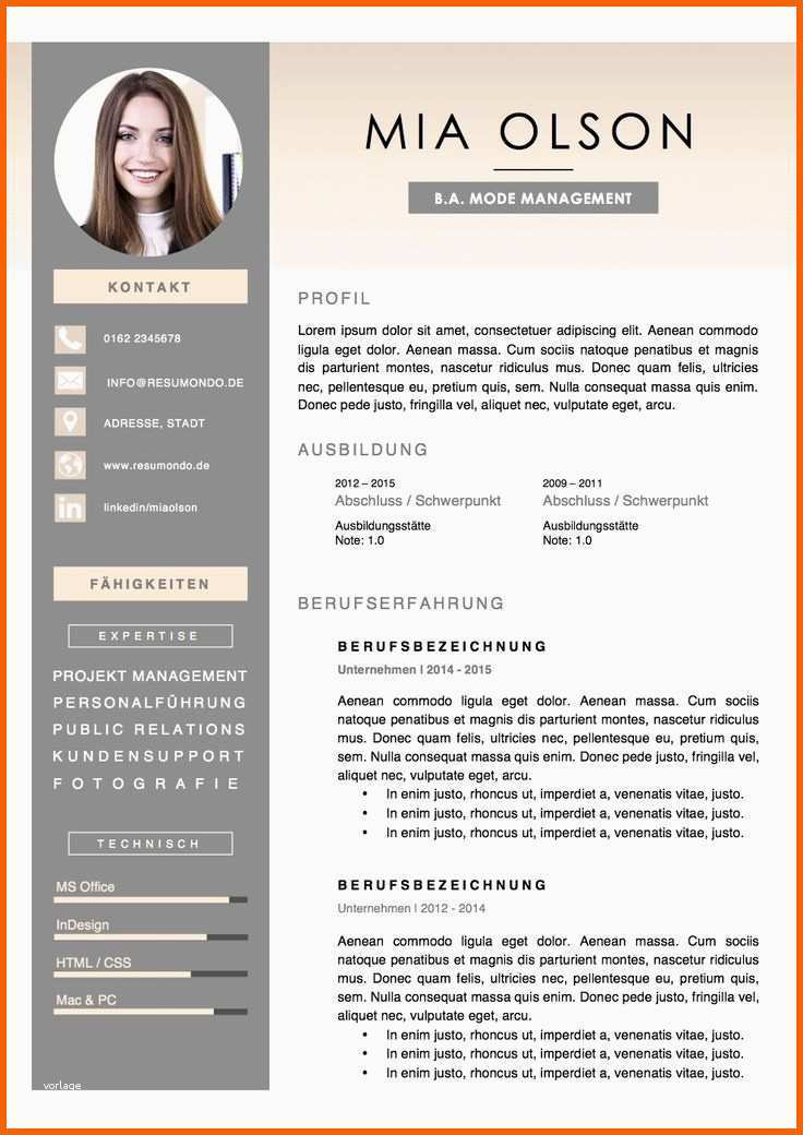 Bemerkenswert Lebenslauf Design Lebenslauf Layout Me Ndesign Ideen