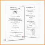 Bemerkenswert Menükarte Zur Hochzeit Mit Ic Brautpaar Im Modernen
