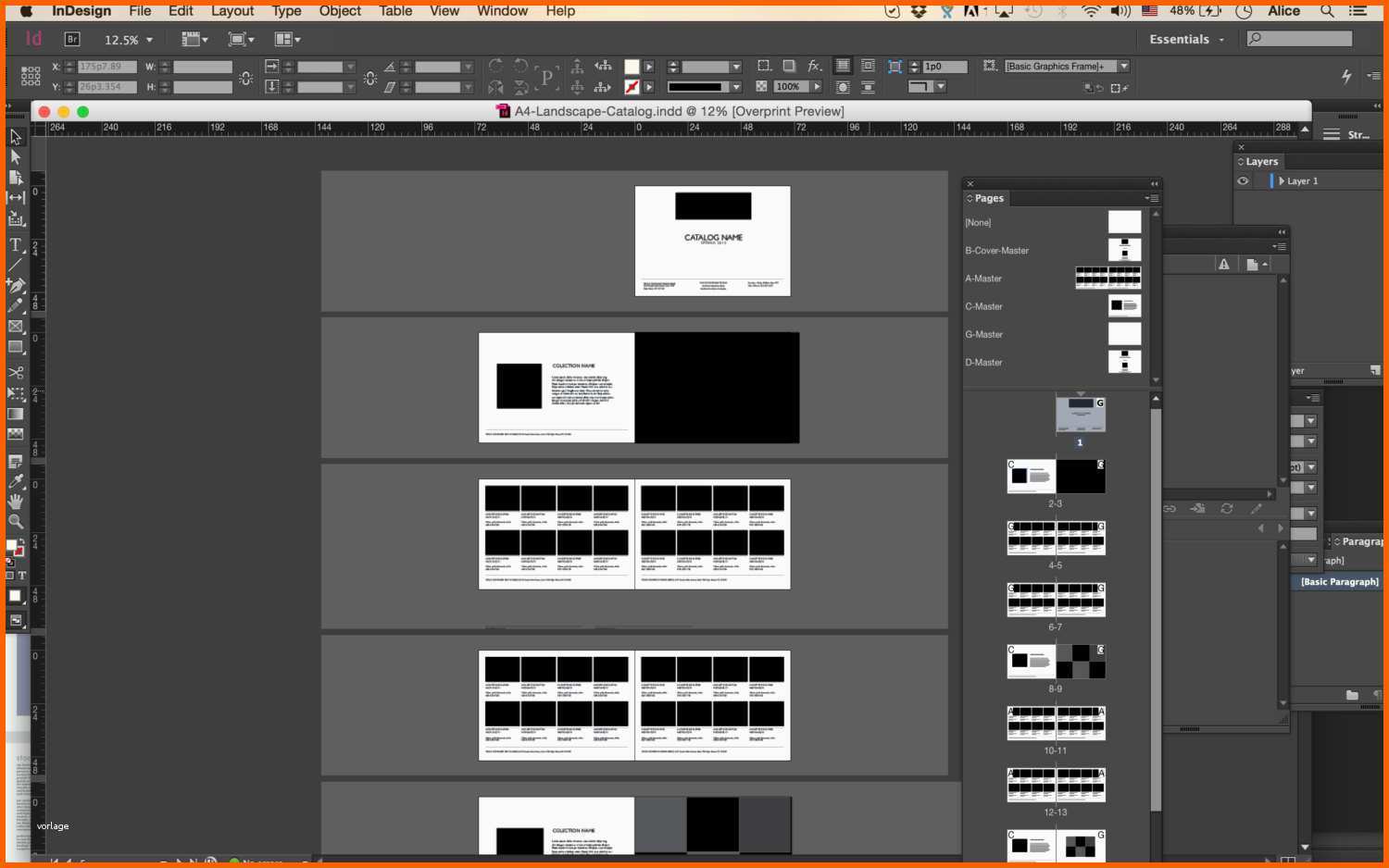 Bemerkenswert Mode Katalog Vorlage Produktkatalog Indesign Katalog