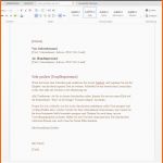 Bemerkenswert Neueste formelles Anschreiben Vorlage Word formeller
