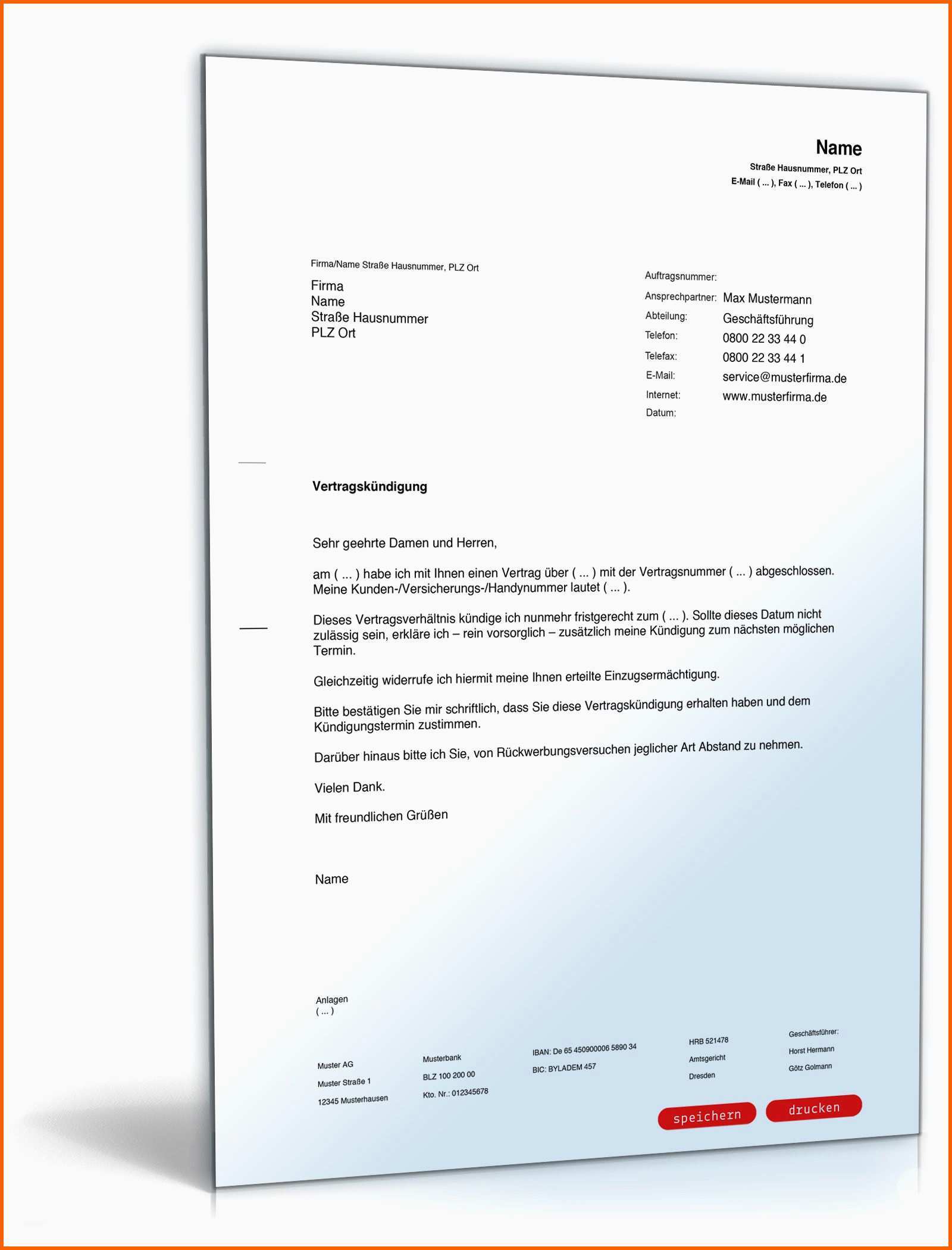Bemerkenswert ordentliche Kündigung Mietvertrag