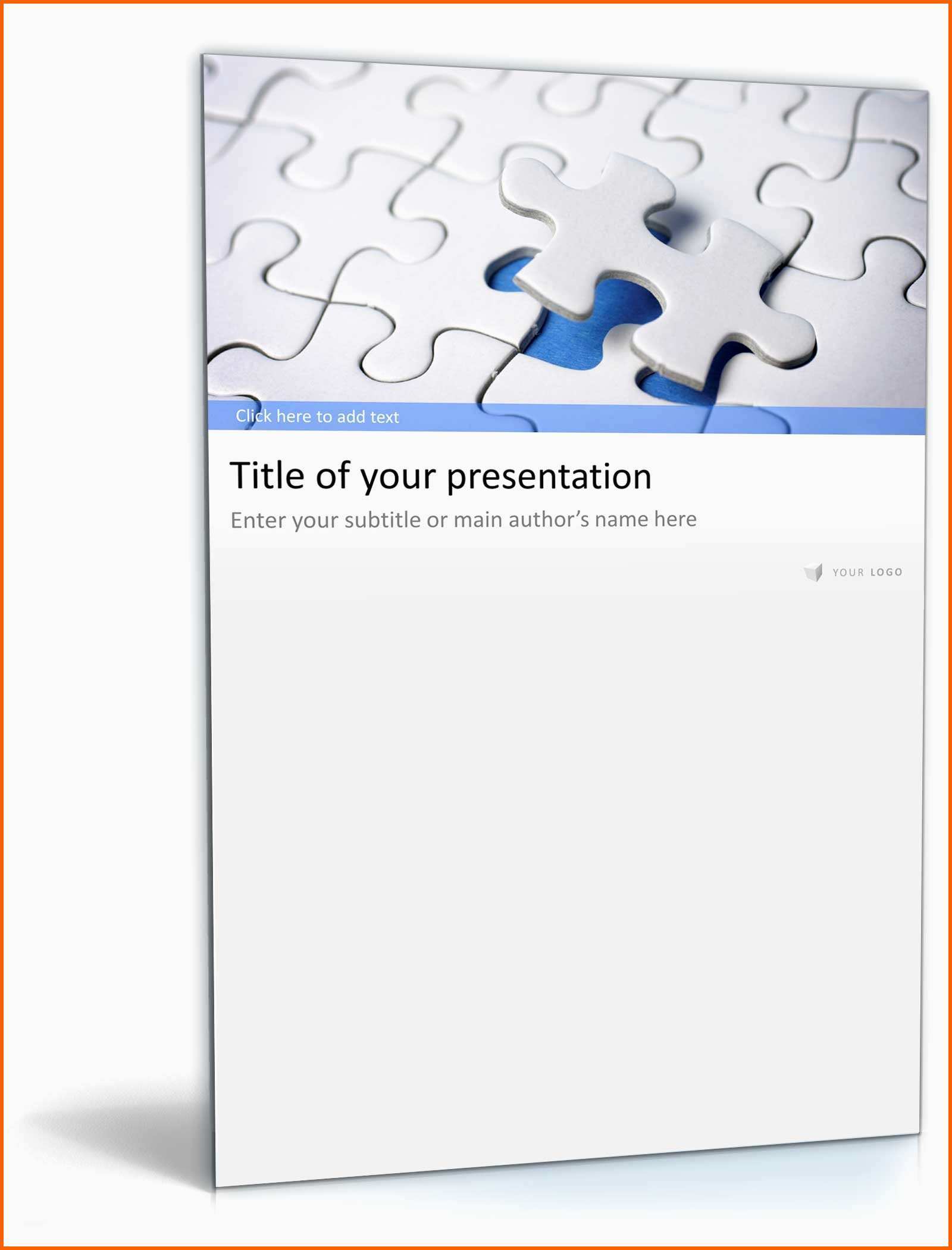 Bemerkenswert Powerpoint Vorlage Business Präsentation Puzzle Design
