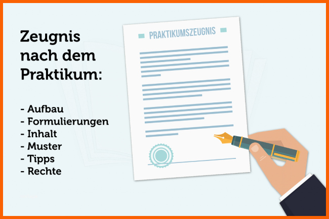 Bemerkenswert Praktikumszeugnis formulierungen Inhalt Muster