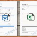 Bemerkenswert Rechnungsvorlage Word &amp; Excel Schweiz Kostenlos