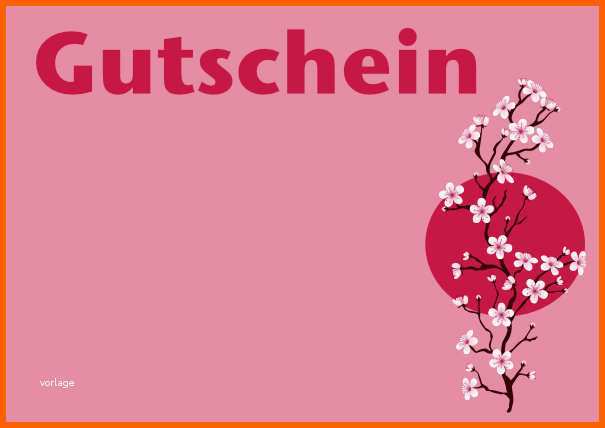 Bemerkenswert Vordruck Gutschein