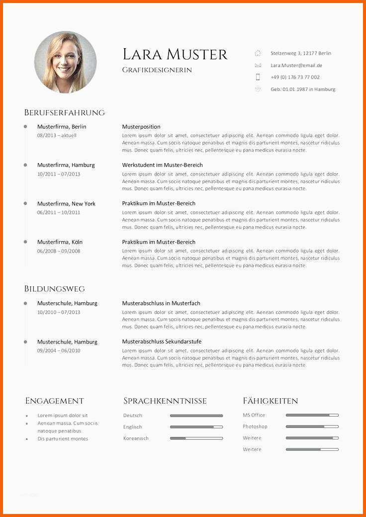 Bestbewertet 17 Englisch Cv Vorlage