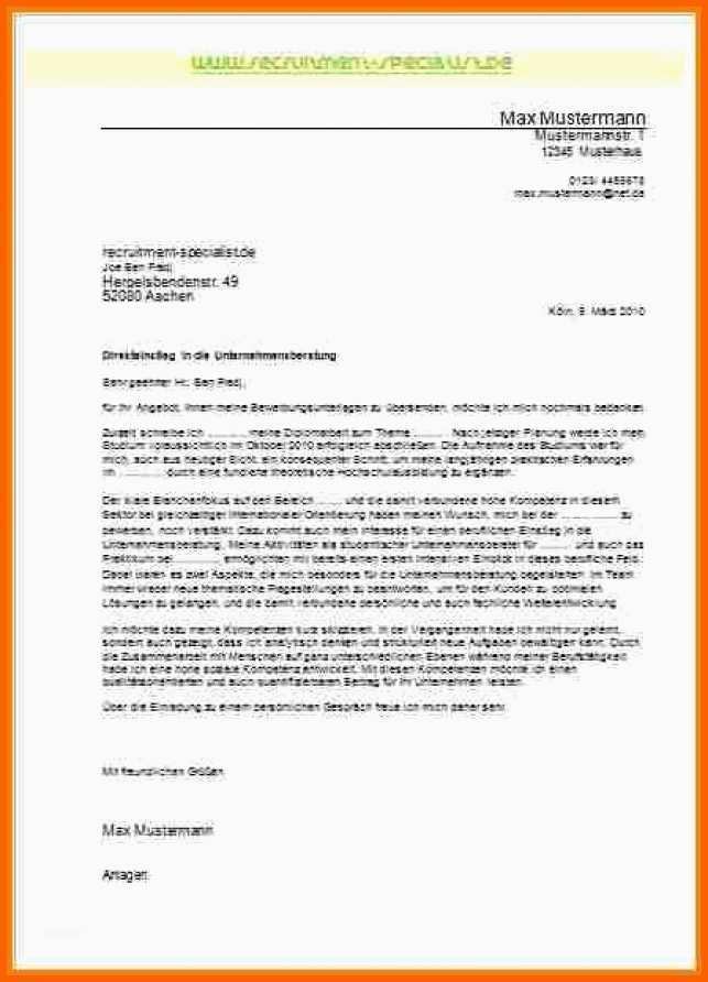 Bestbewertet 17 Minijob Bewerbung Muster