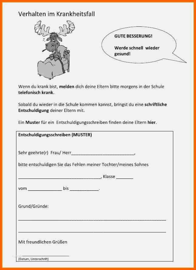 Bestbewertet 20 Vorlage Krankmeldung Beim Arbeitgeber