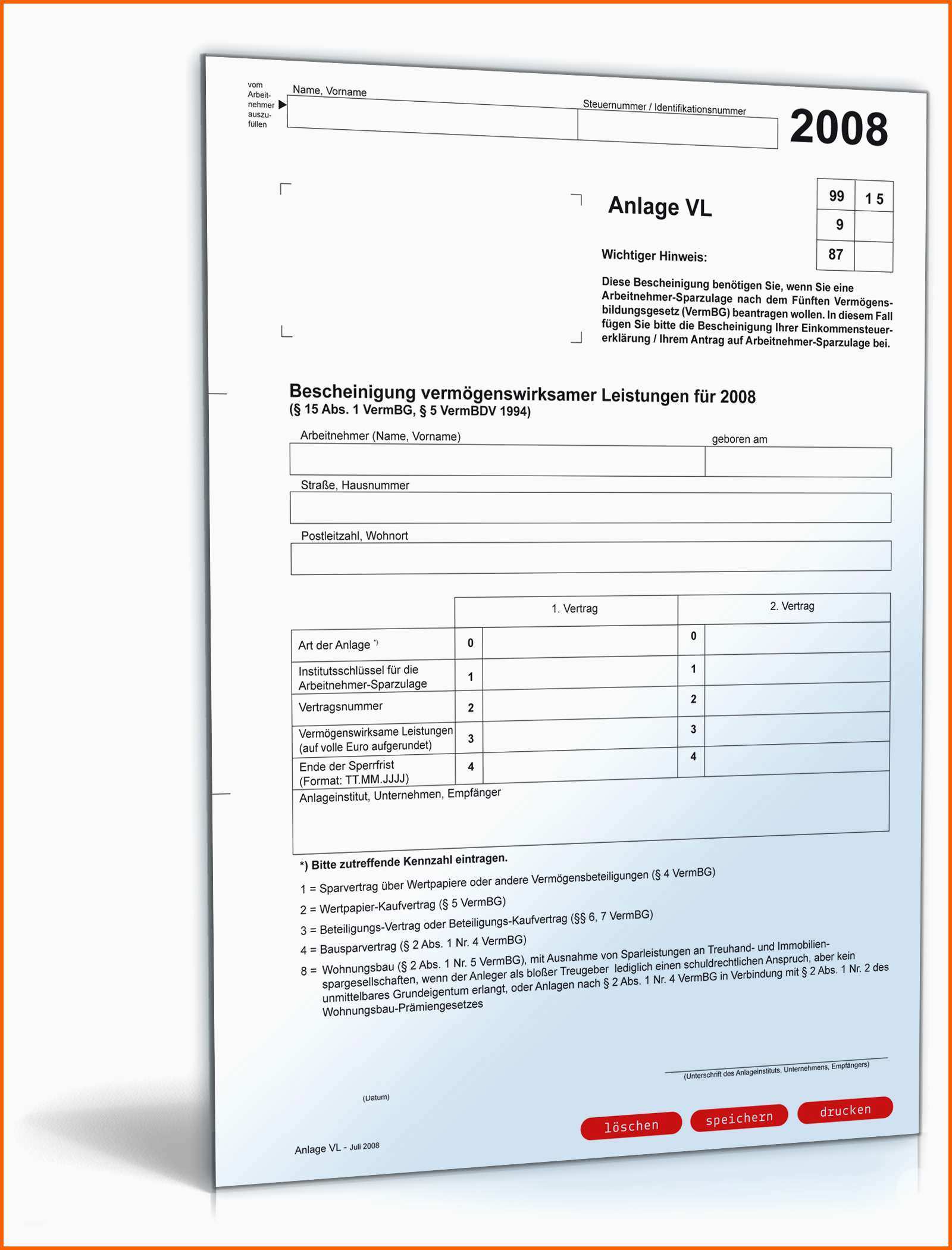 Bestbewertet Anlage Vl 2008