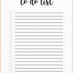 Bestbewertet Creative to Do List Vorlage Einzigartig 8 5 11 Printable