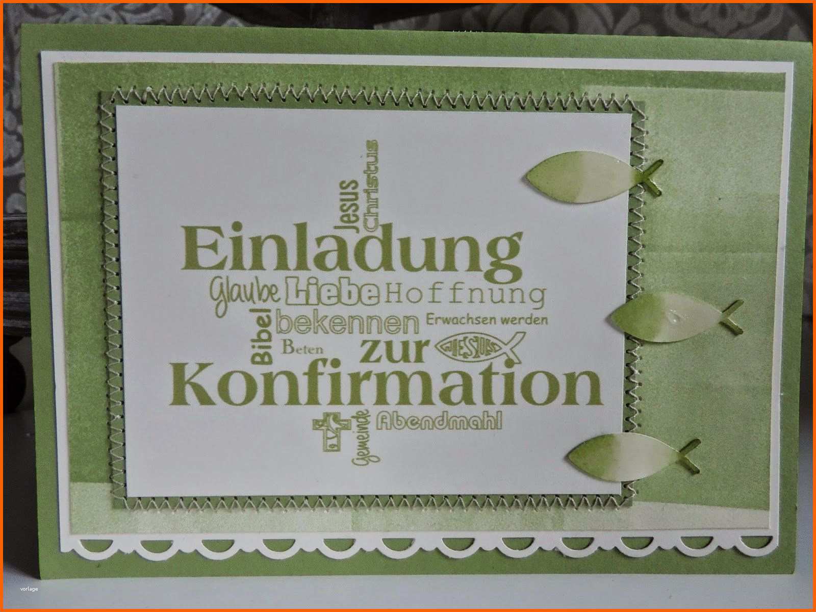 Bestbewertet Einladungen Konfirmation Vorlagen Kostenlos
