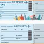 Bestbewertet Gutschein Flugticket Vorlage Erstaunlich Gratis Download