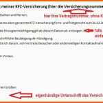 Bestbewertet Kfz Versicherung Kundigen Vorlage Papacfo