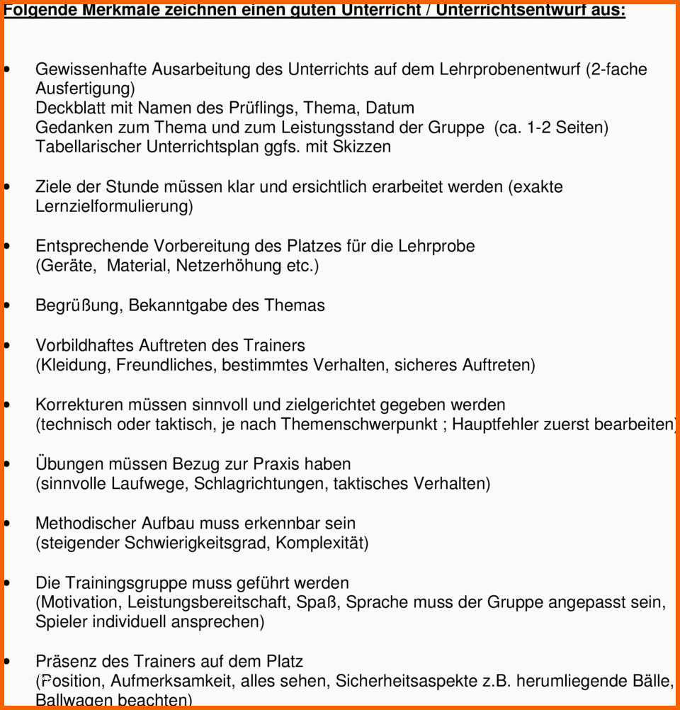 Bestbewertet Lehrprobenthemen Fr C Trainerausbildung Im Wtv 2015