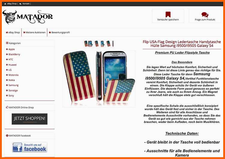 Bestbewertet Matador Jtl Ebay Design Vorlage Kostenloses Template