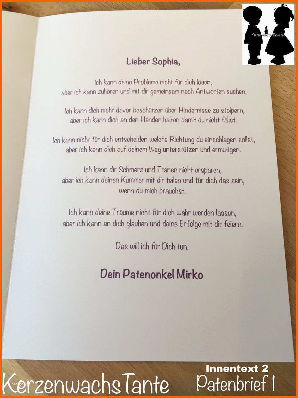 Bestbewertet Patenbrief "baum Des Lebens" Handgeprägt Mit ...