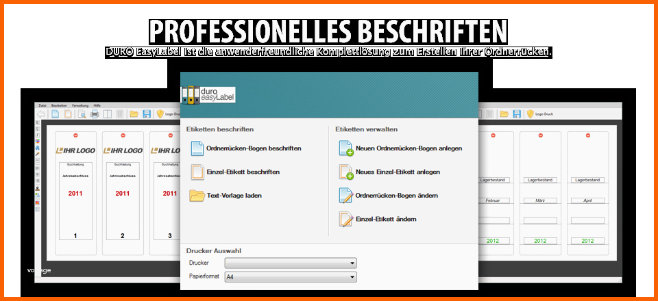 Bestbewertet software Für Professionelles Beschriften Von ordnerrücken