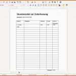 Bestbewertet Stundenzettel Excel Vorlage Kostenlos 2017 Angenehm 10