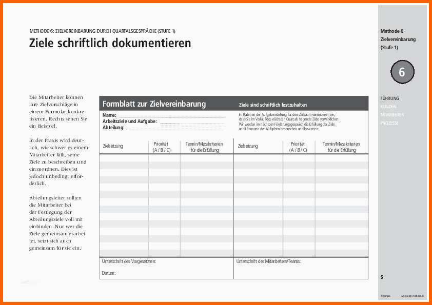 Bestbewertet Zielvereinbarung Vorlage Excel Luxus Zielvereinbarung
