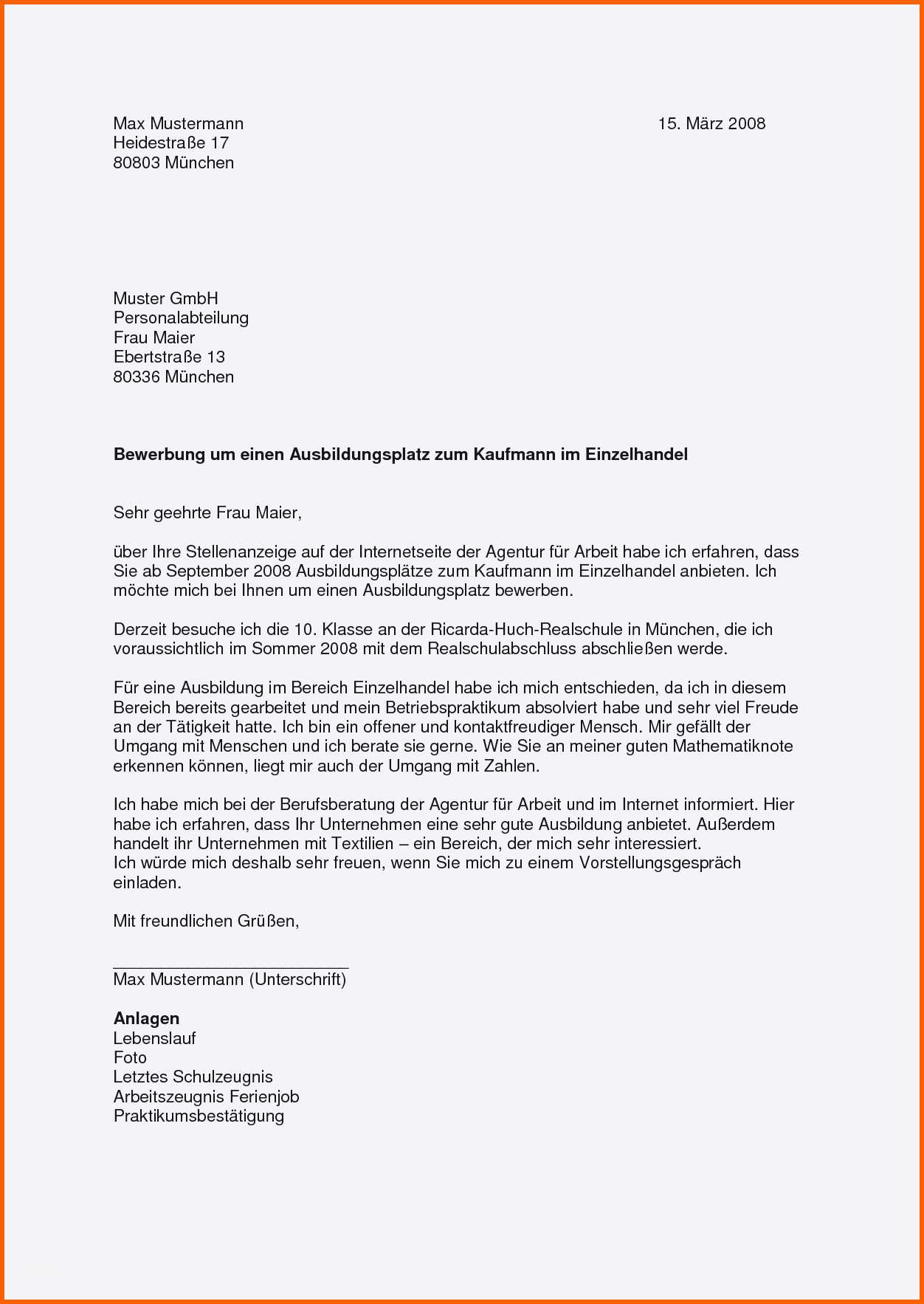 Beste 10 Bewerbung Auf Englisch Muster