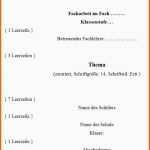 Beste 14 Vorlage Facharbeit