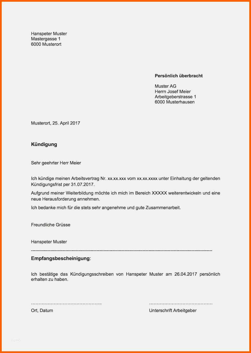Beste 15 Kündigung Ausbildung Muster
