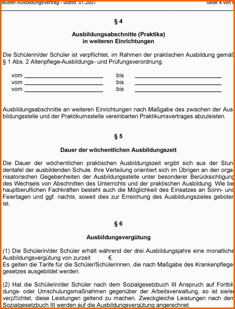 Beste 15 Kündigung Ausbildungsvertrag Muster
