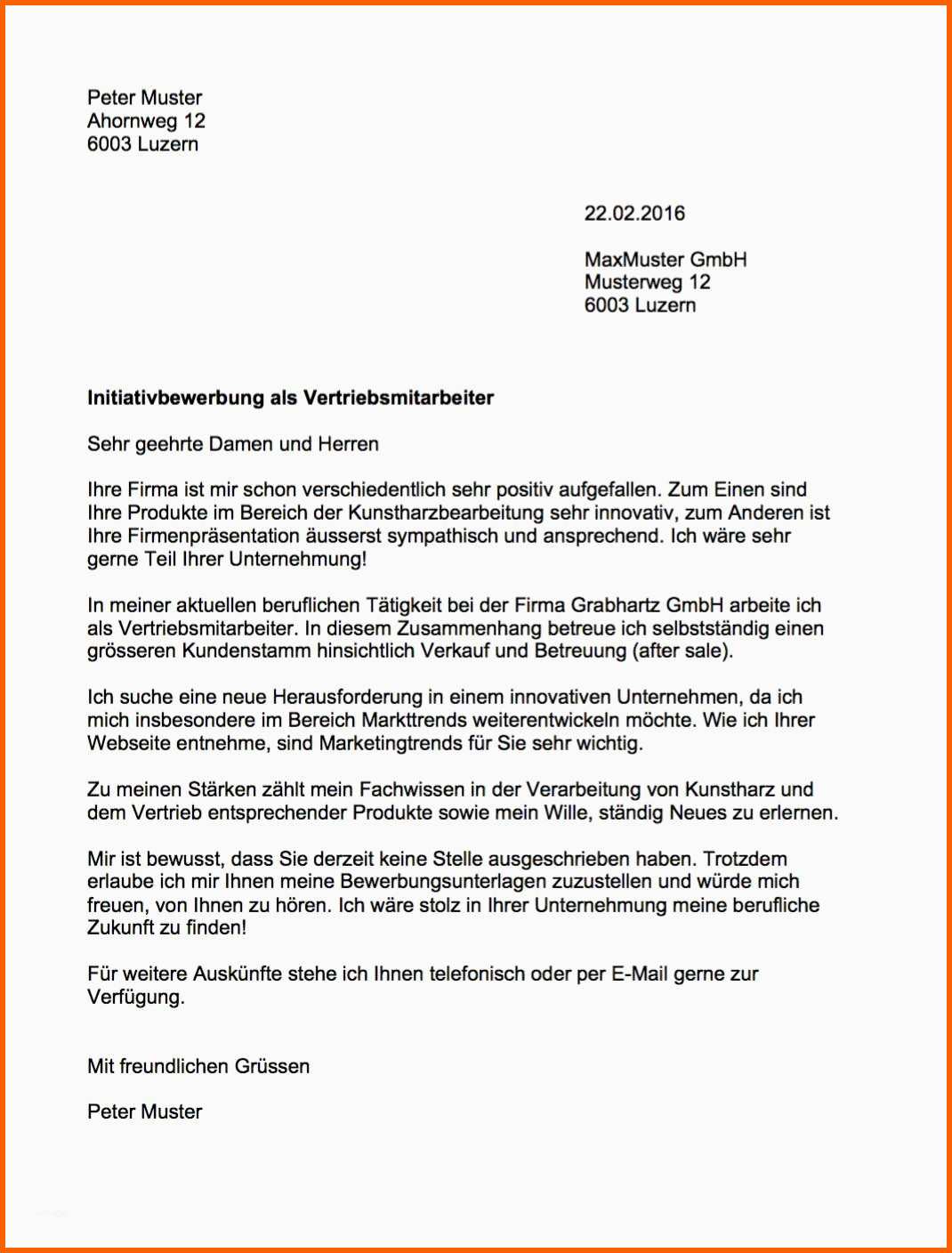 Beste 18 Bewerbungsanschreiben Ausbildung Vorlage