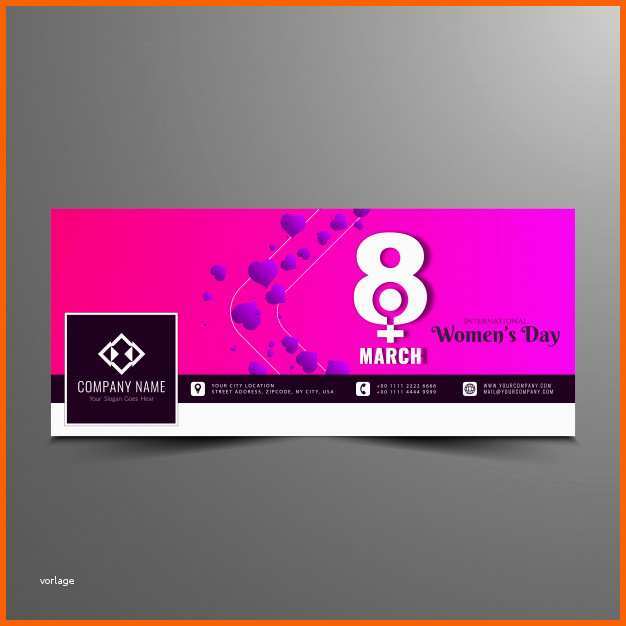 Beste Abstrakte Moderne Frauen Tag Banner Vorlage